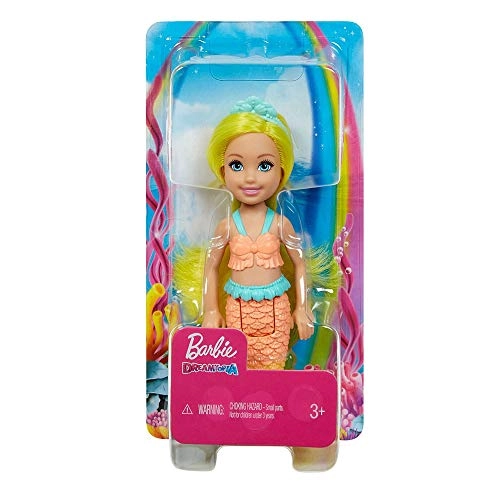 Barbie Dreamtopia Chelsea Mermaid Doll - 6.5-Inch Multicolor Ages 3+