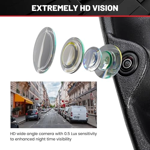 Tailgate Handle Backup Camera - Night vision 728 x 582