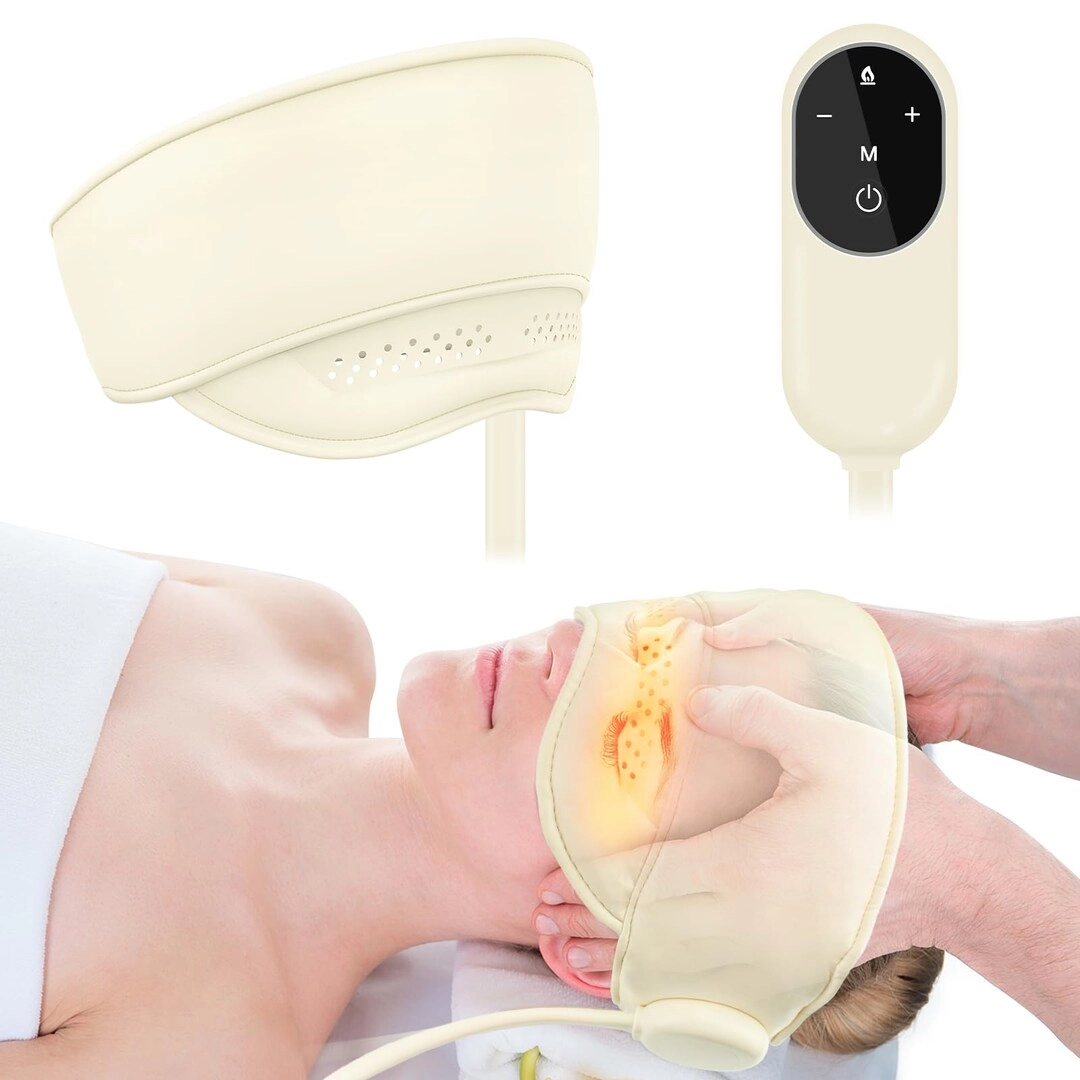 yiiard Head Massager - 6 Airbags 4 Massage Modes 3Level Graphene Heating
