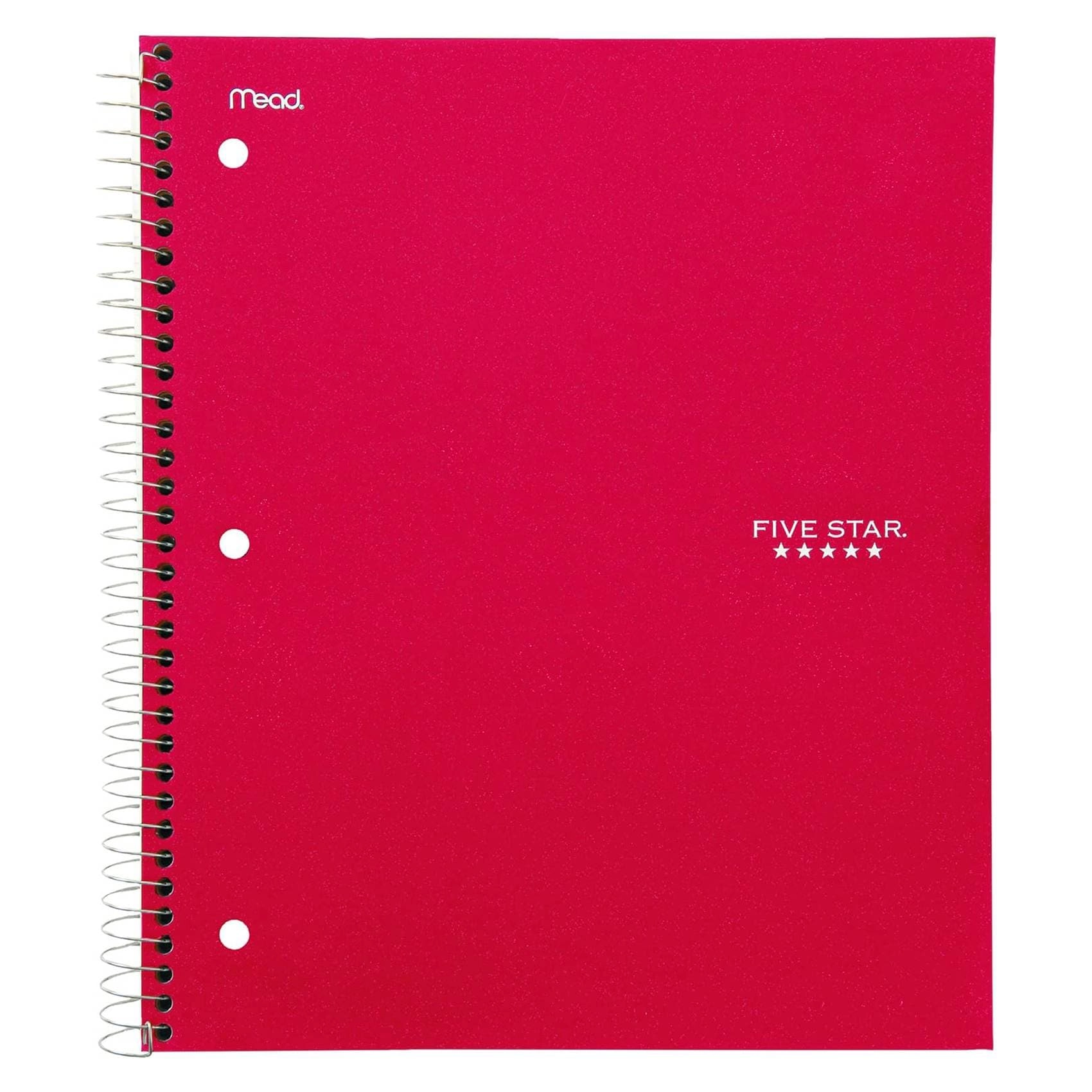 3 Subject Notebook Spiral - Lined 150 Sheets