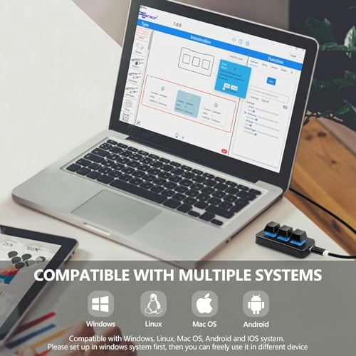 3 Key Mini Keypad - Wired