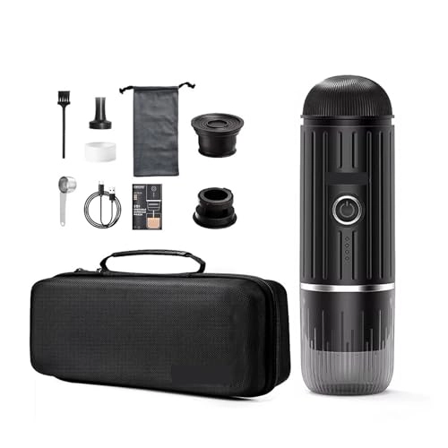 Portable Coffee Maker - coffee powder and capsules