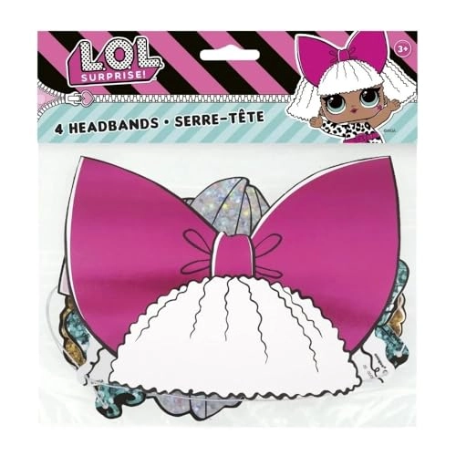 20390 Paper Headbands - Pack of 4 Birthday