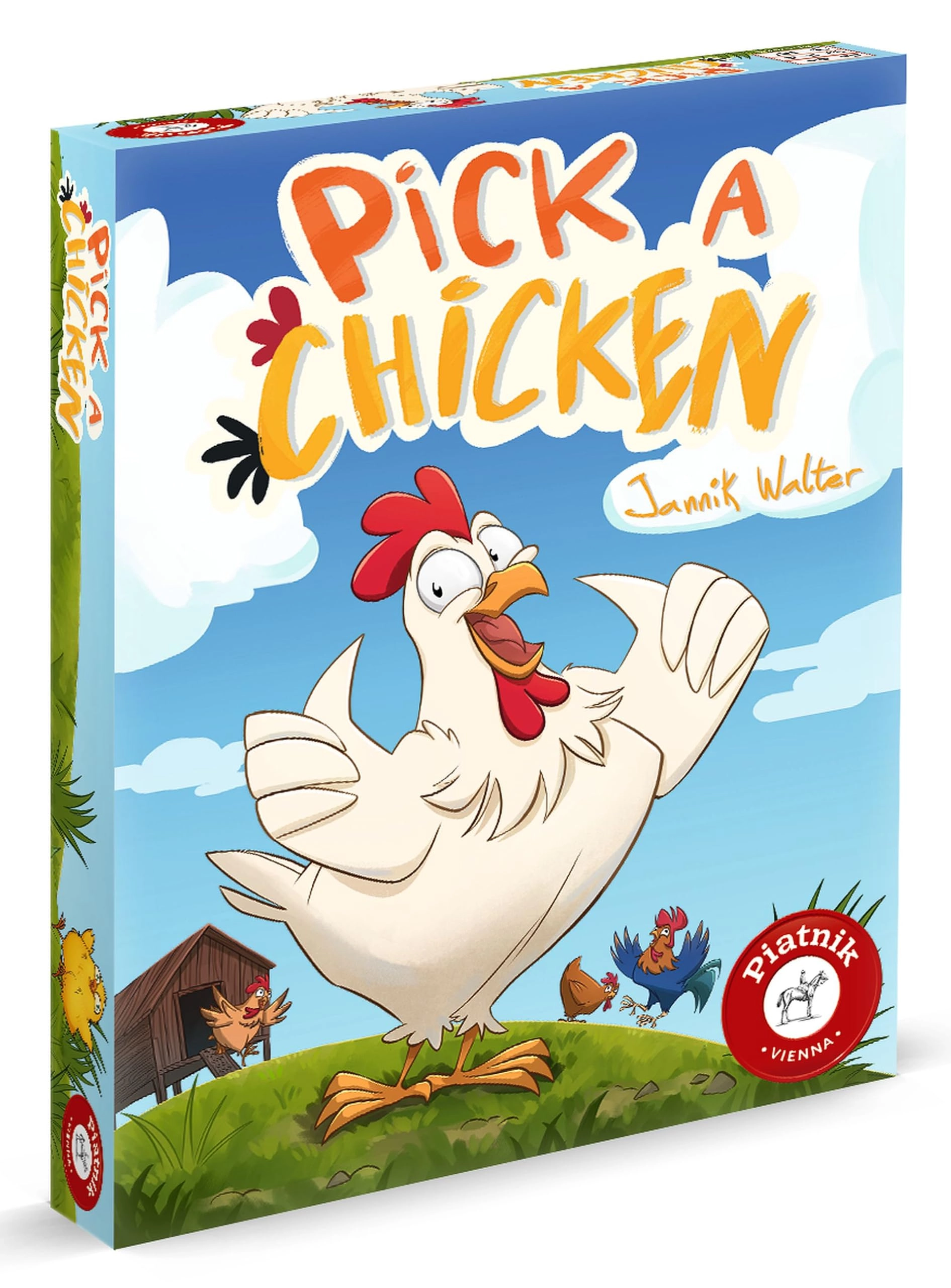 Piatnik Pick a Chicken - Card Tray Game (German)