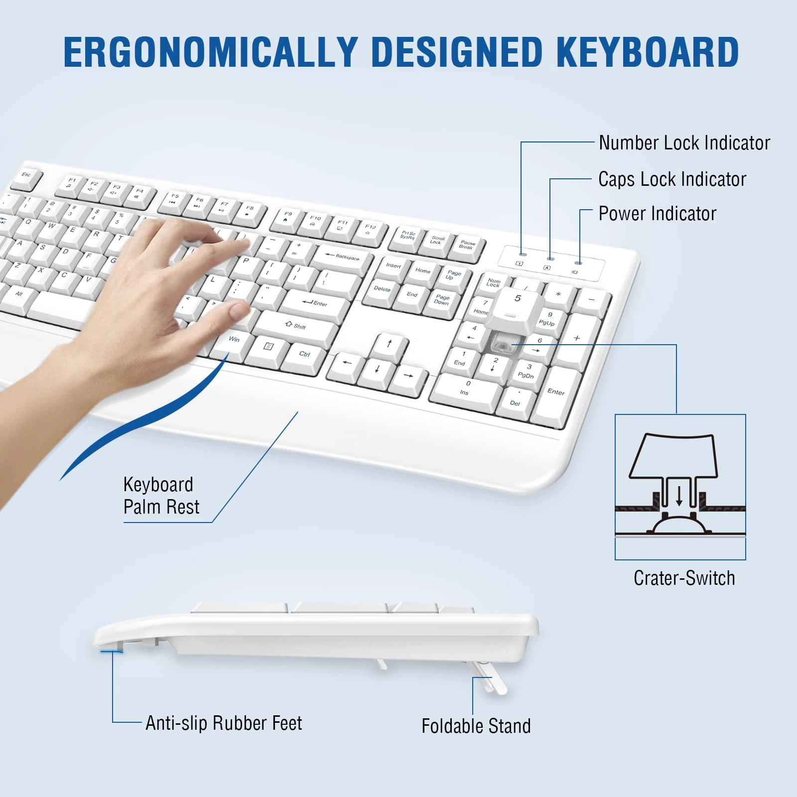 Keyboard and Mouse Combo - QWERTY Wireless