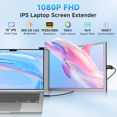 Laptop Screen Extender - S17 15 Inches 1920x1080