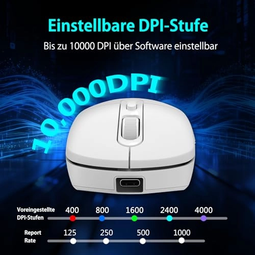 X-54 Ergonomic Gaming Mouse - 2.4Ghz Bluetooth 5.1 USB