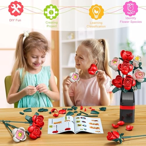 Bouquet Building Set - 841 pcs