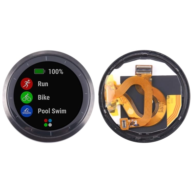 LCD Screen with Digitizer Full Assembly for Garmin Vivoactive 4S