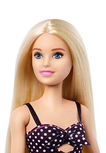 Barbie Fashionistas - #134 Long Blonde Hair Polka Dot Dress Ages 3+