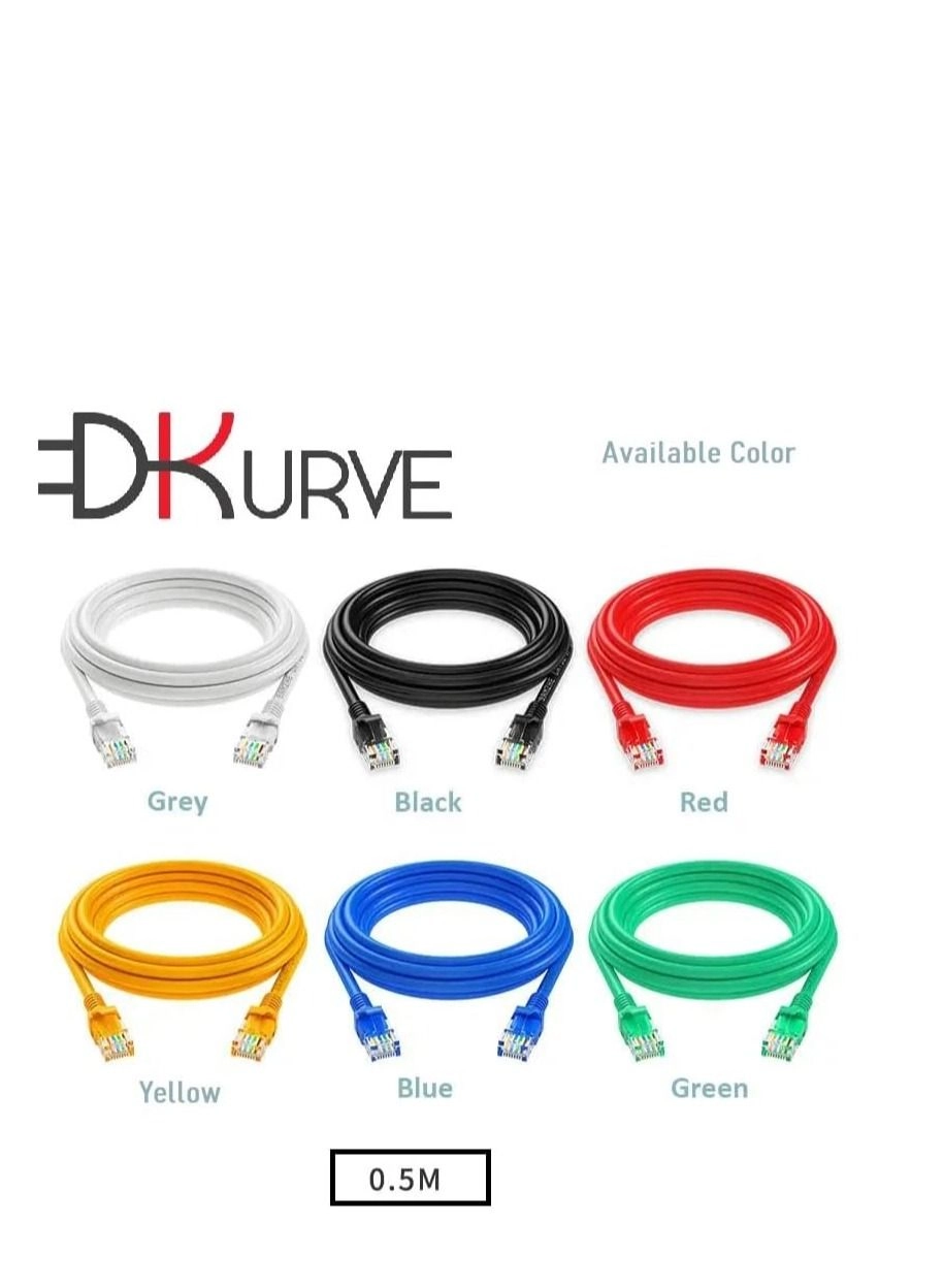 Cat6A Ethernet Patch Cable - 1M