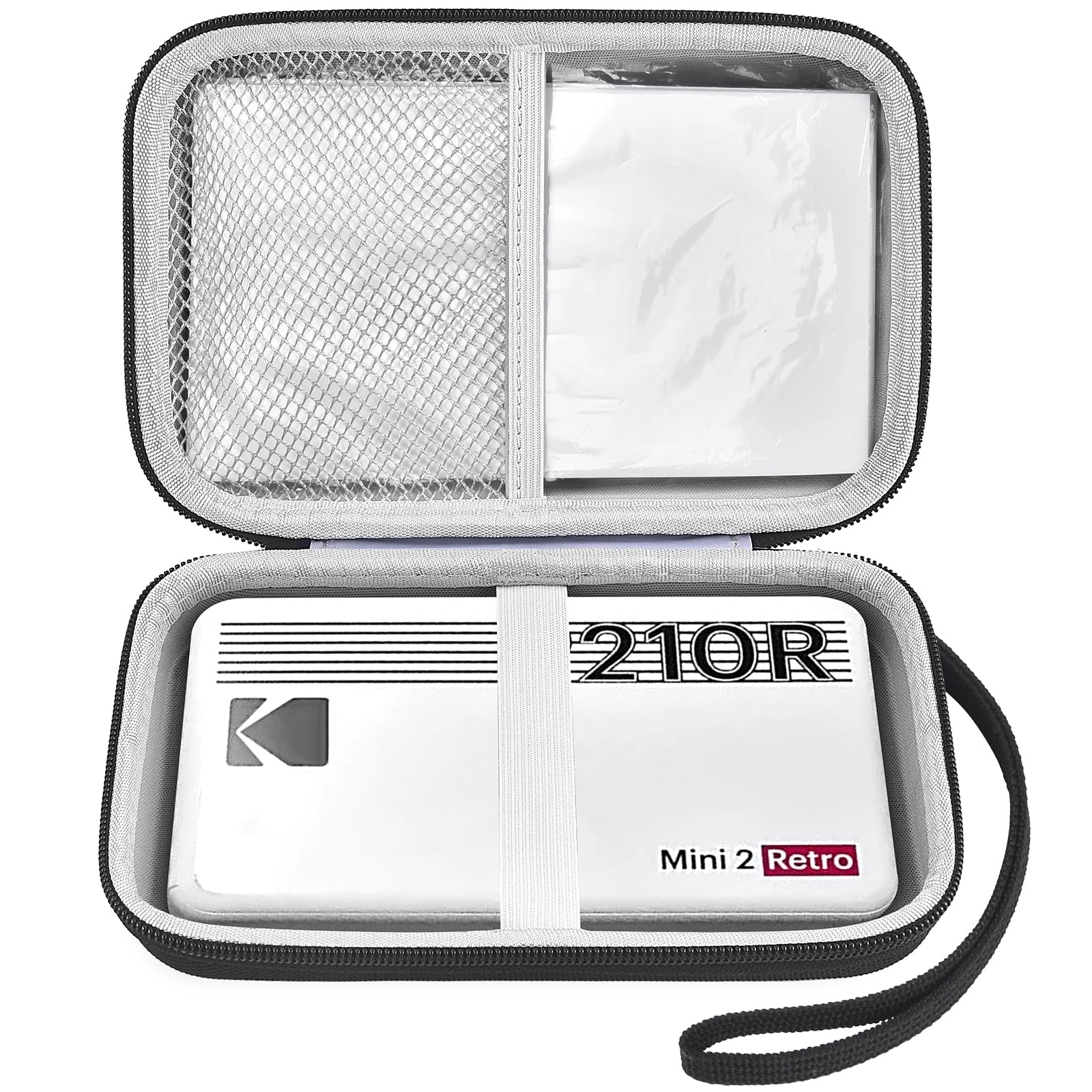 Comecase Hard Carrying Case - compatible with Kodak Mini 3 Retro Portable Photo Printer, Kodak Mini Shot 3 Retro Portable Wireless Instant Camera & Photo Printer, Kodak All-New Mini Shot 3 Square Instagram Size Bluetooth Instant Camera & Printer,Victure 3x3 Portable Photo Printer