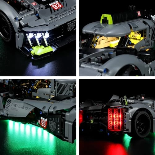 Peugeot 9X8 24H Le Mans Hybrid Hypercar (42156) - LED Light Set Compatible with 42156 Model