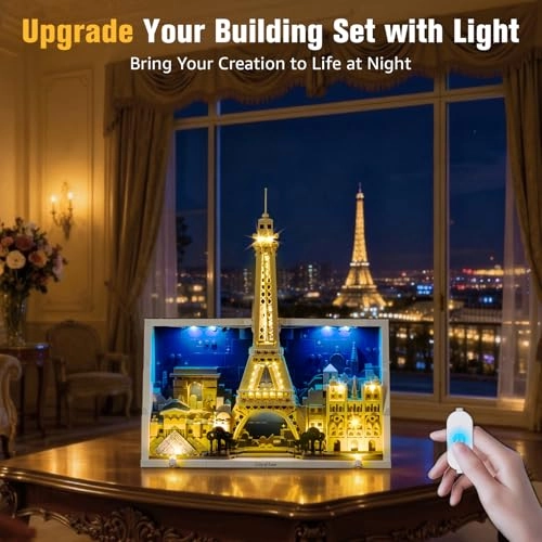 Light Kit for 21064 Paris - ON/Off & Dimmer Switch Hidden Cable