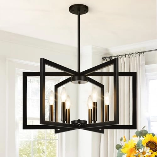 6-Light Chandelier - 25.2" to 61.2"