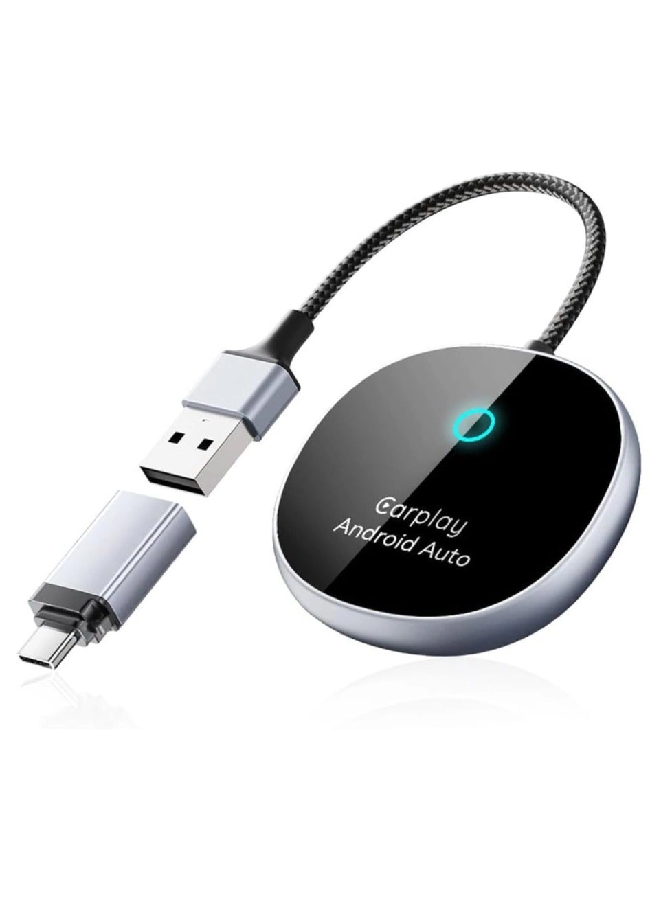 GUDOO Wireless CarPlay Adapter - Universal Compatibility iOS 10+ USB-to-USB-C