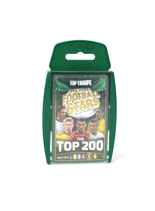 Top Trumps World Football Stars - Top 200 Gold Foiled Cards
