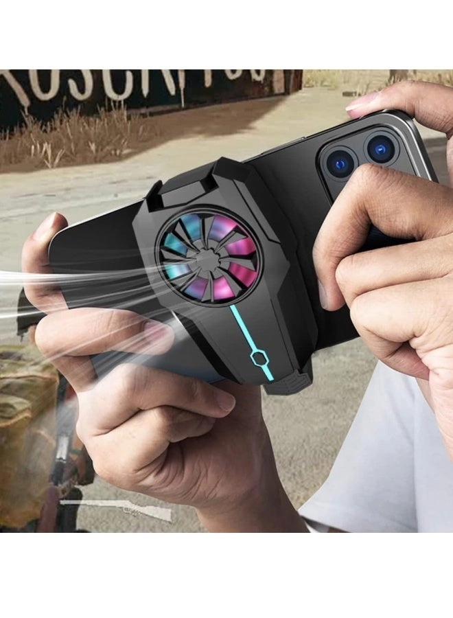 Mobile Phone Cooler Fan - LED RGB USB