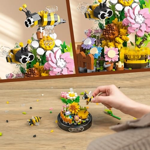 Flower Bouquet Building Sets - 588 pcs
