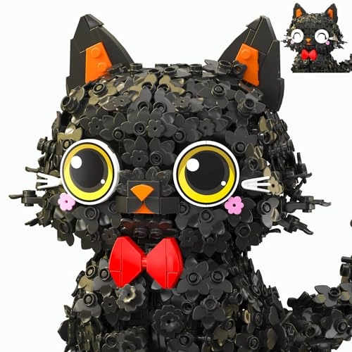Black Flower Cat - 1651pcs