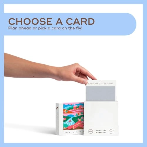 West Virginia Adventure Bucket List - 50 Scratch-Off Cards