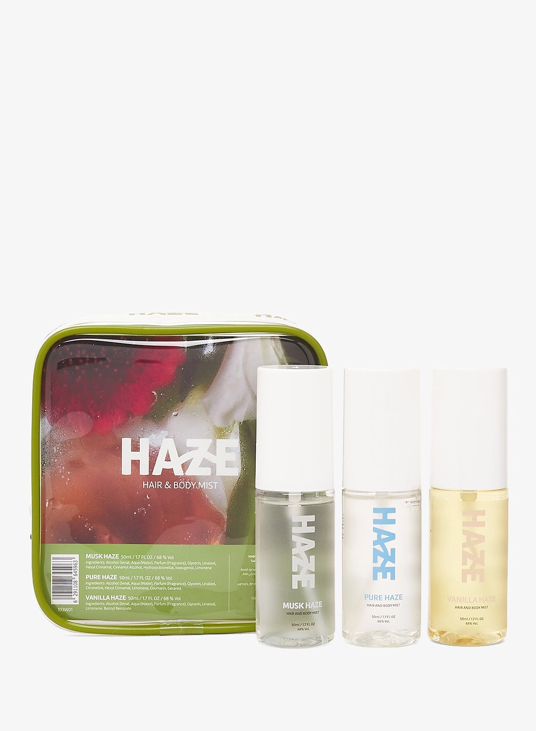 HAZE Musk - 50ml + Pure - 50ml + Vanilla - 50ml