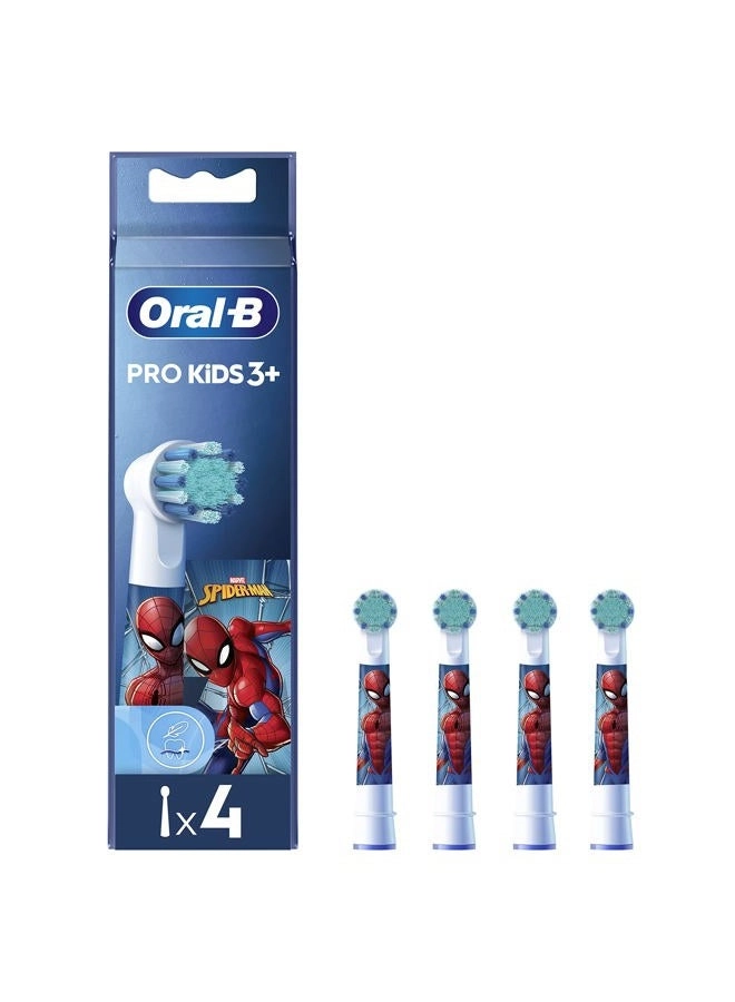 Kids Brush Heads - Spider-Man 4 count