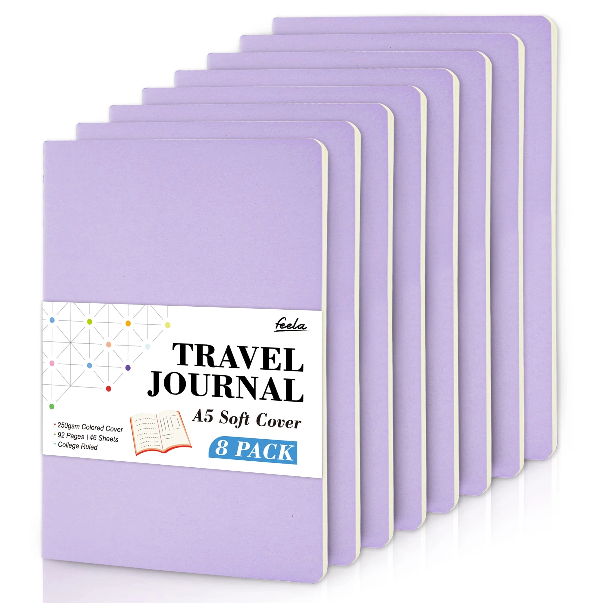 Soft Cover Notebook A5 Softcover - Lined 46 Sheets