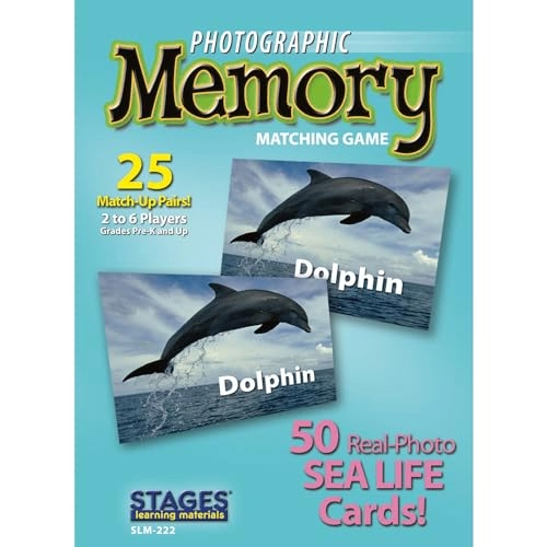 Picture Memory Sea Life Card - 24 months and up 50 pieces