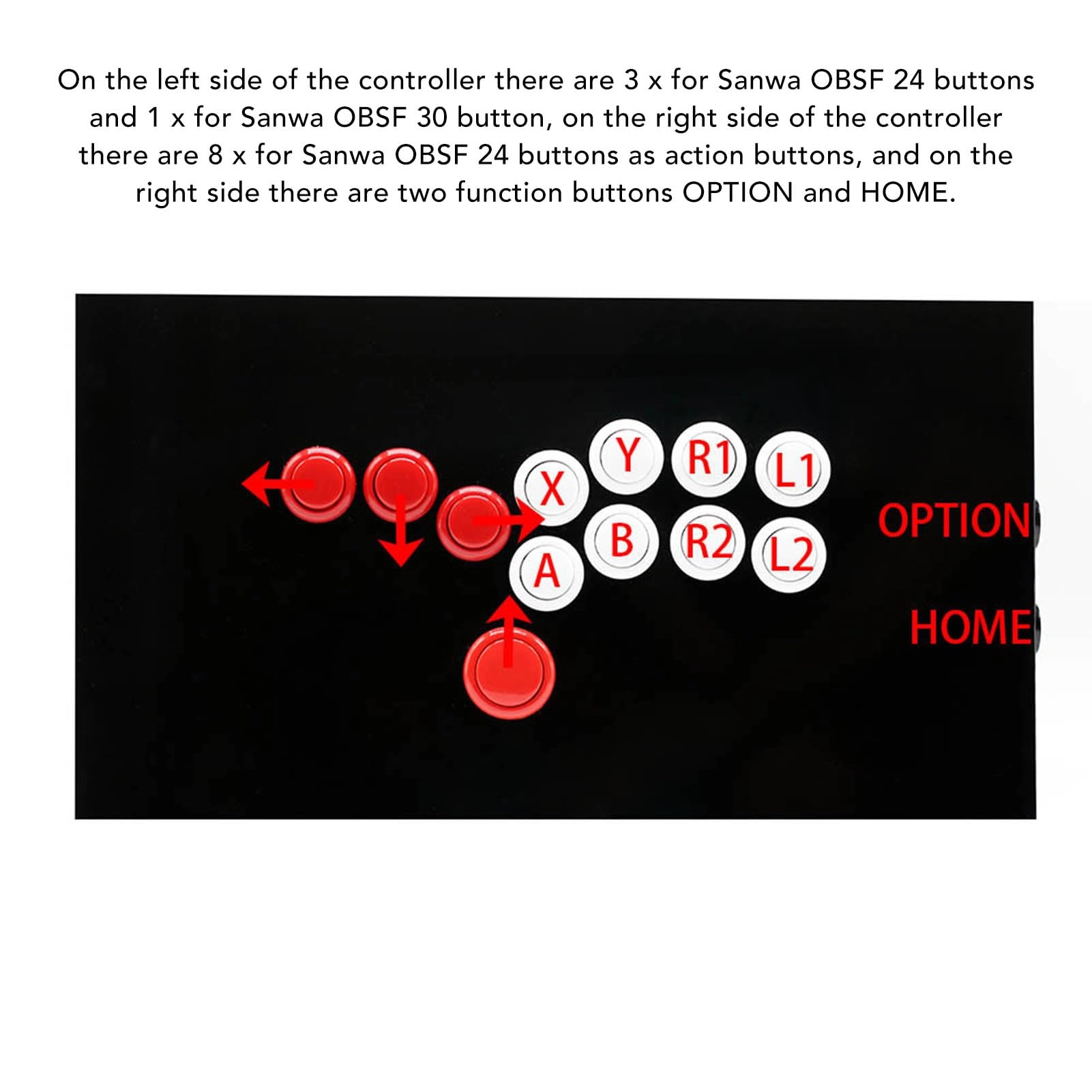 Arcade Fight Stick - PS3 RPi STEAM Android SWITCH