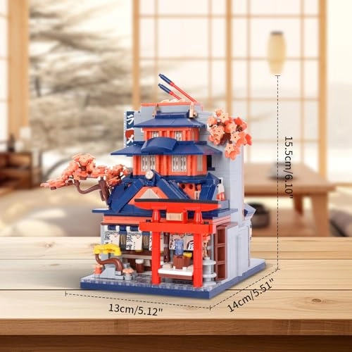 Shop Building Blocks Street View - Hot Pot Shop Foldable