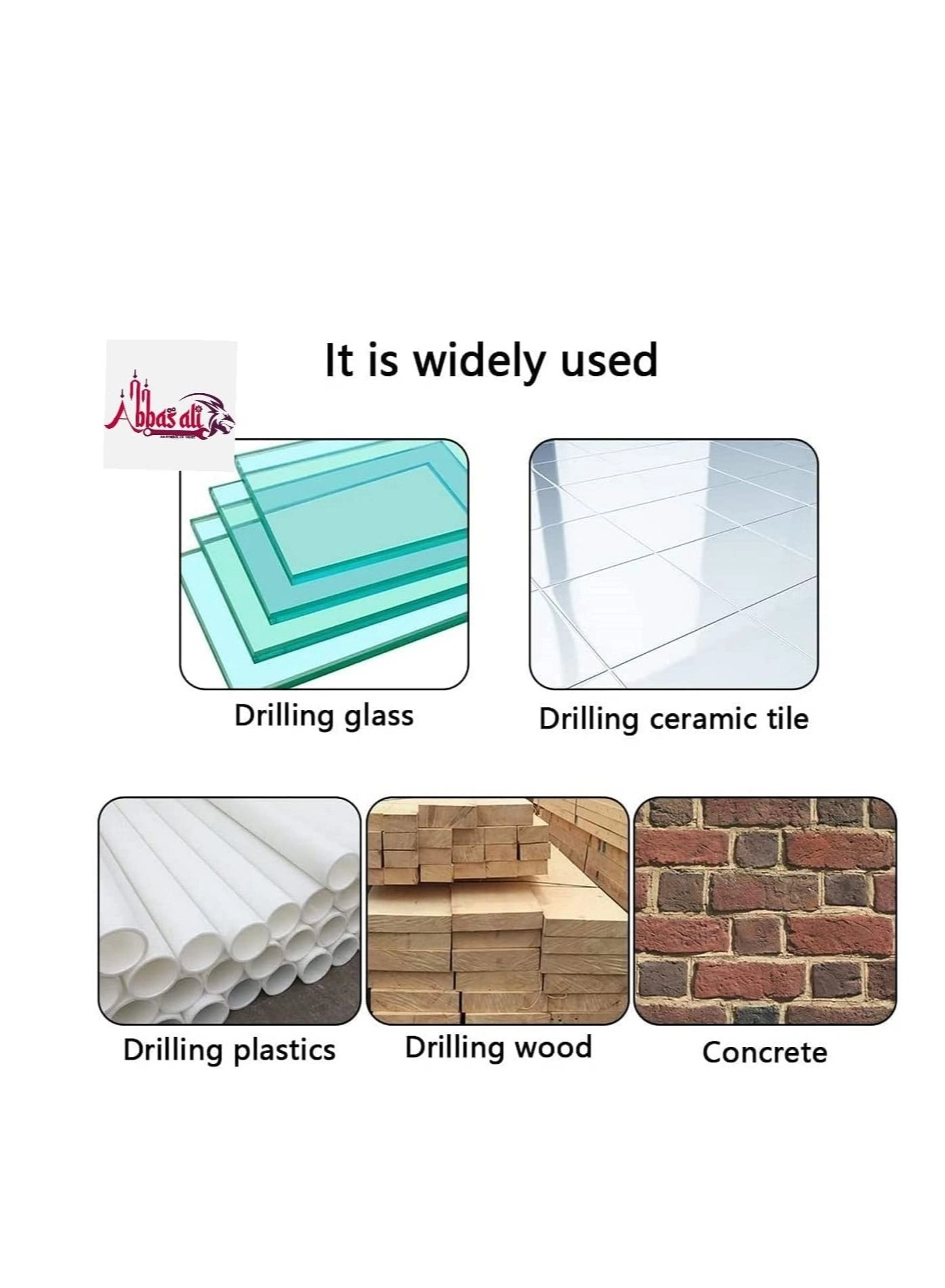 Drill Bit - Ceramic Tile 10Pcs 8mm