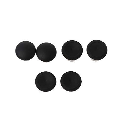Swap Thumbstick Grips - 6pcs Compatible for Xbox One Elite PS4 Controller Plastic Metal