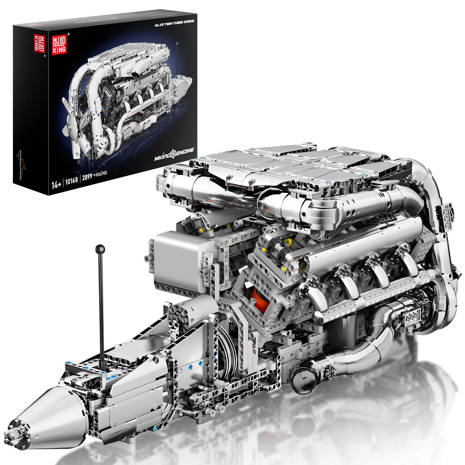 mould king 10168 Technik V8 Engine - 2899 pcs