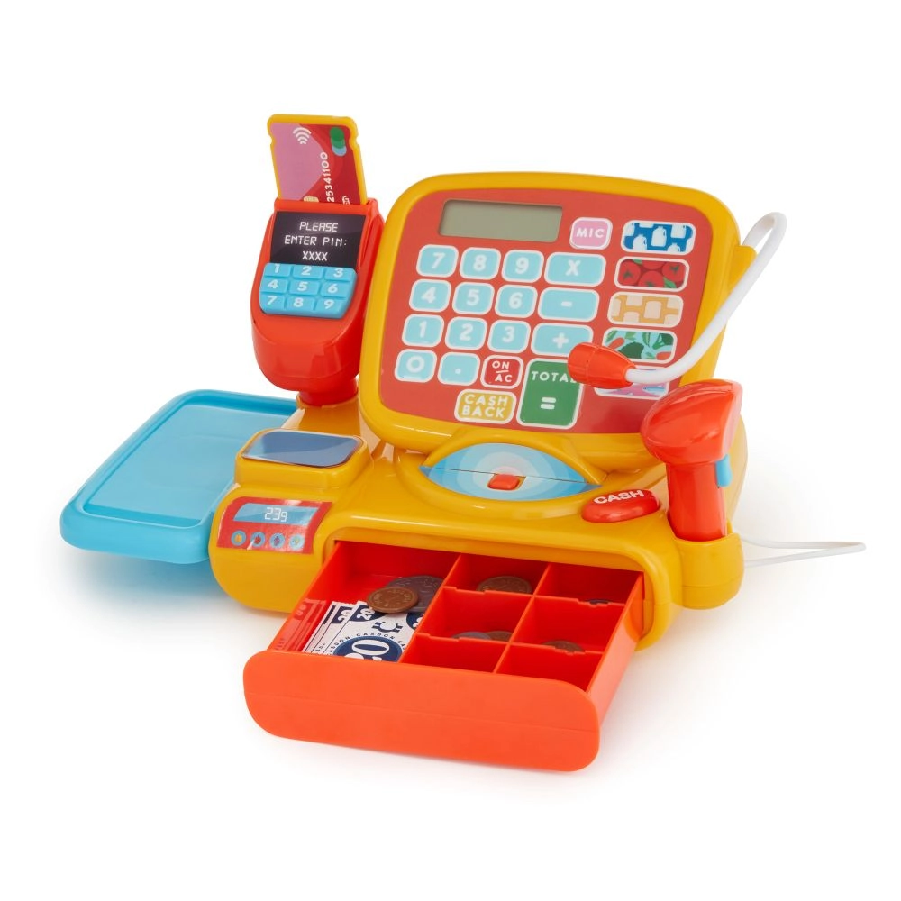 Cash Register Playset - working calculator play debit card (66450)