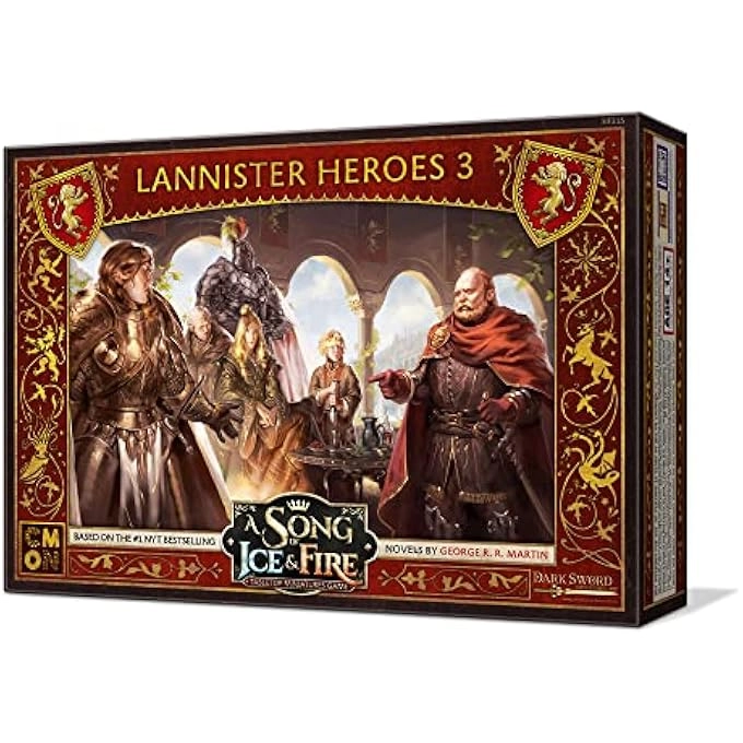 Generic A SONG OF ICE AND FIRE TABLETOP MINIATURES GAME: LANNISTER HEROES III
