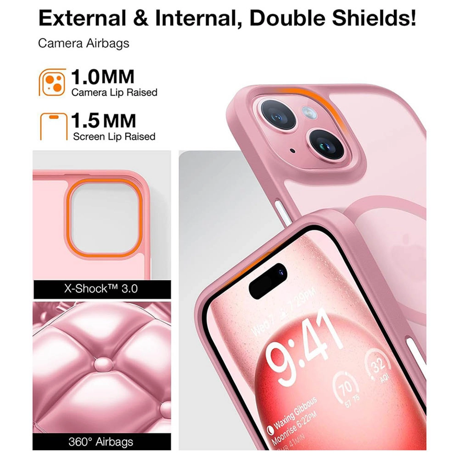 Magnetic Case with MagSafe for iPhone 14/15