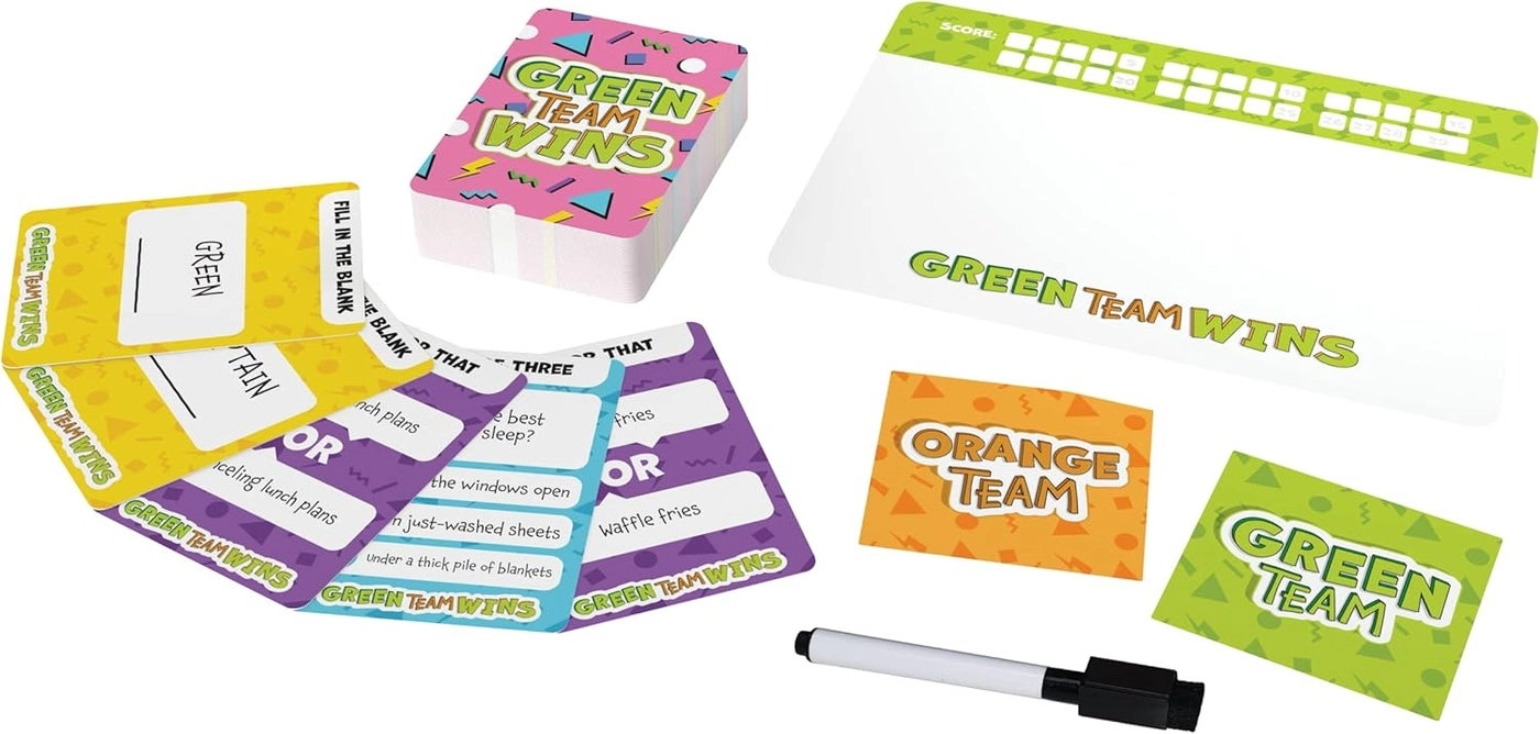 Green Team Wins Game - Ages 10 And Up 36 Players