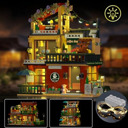 Coffee House Building Blocks - 875 pcs