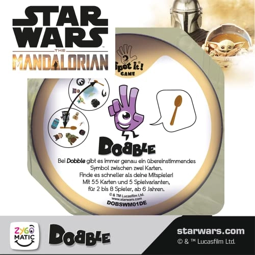 Dobble Star Wars: The Mandalorian - Card Game (German)