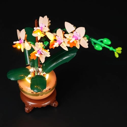 LED Light Kit for LEGO 10343 Mini Orchid
