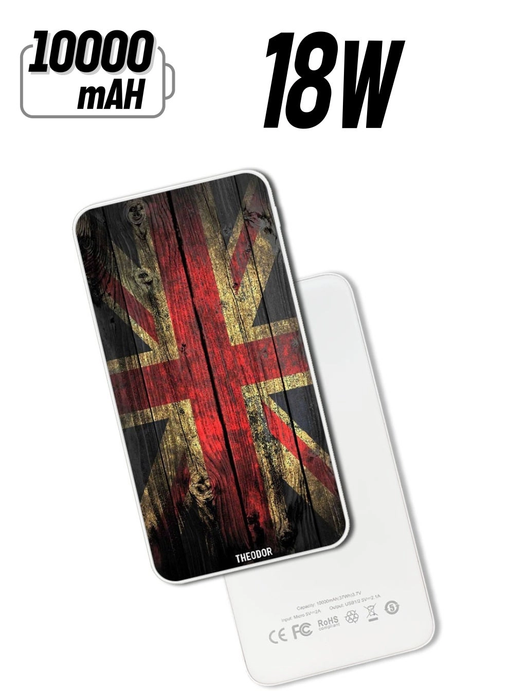 Theodor EX_PPBA665 - 10000 mAh 18W Fast charging