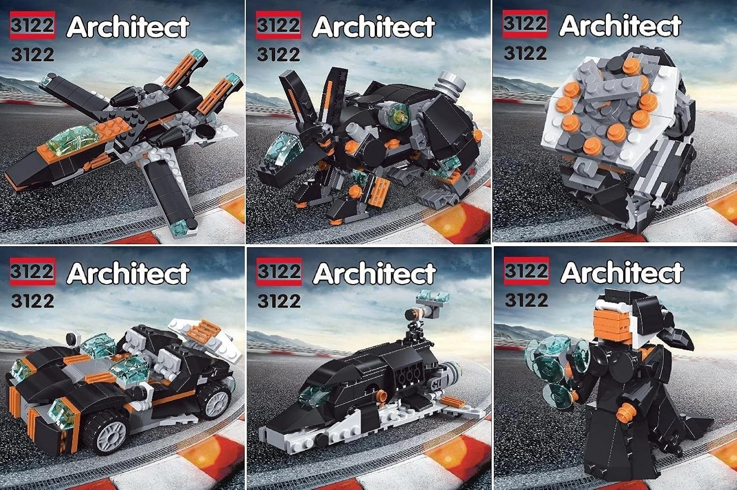 Magic Building Blocks Set - robot 256pcs