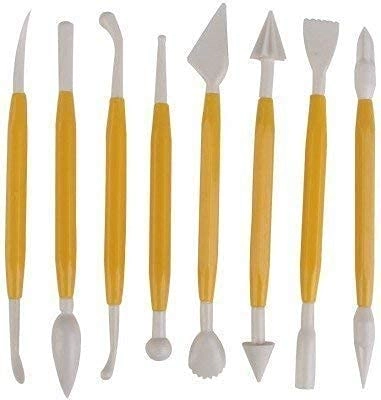 Plastic Carving Double Heads - Plastic 8 Pieces