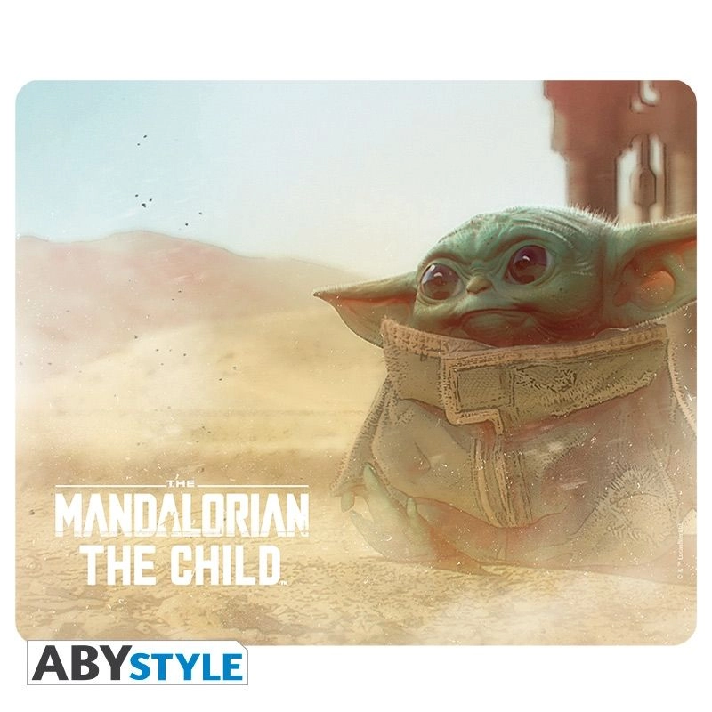 THE MANDALORIAN Flexible Woven Fabric Gaming Mouse Pad - 23.5x19.5 cm