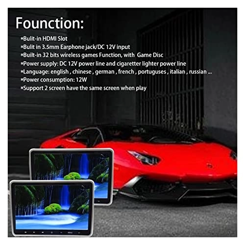 Car Roof Mount Screen - 10.1 Inch