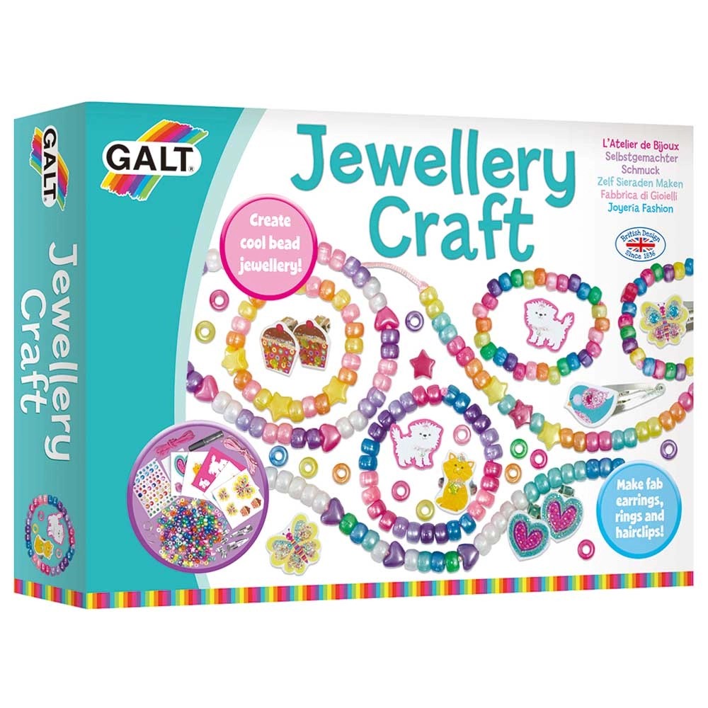 Jewellery Craft Set - 300 pony beads Suitable for 7 to 12 yrs