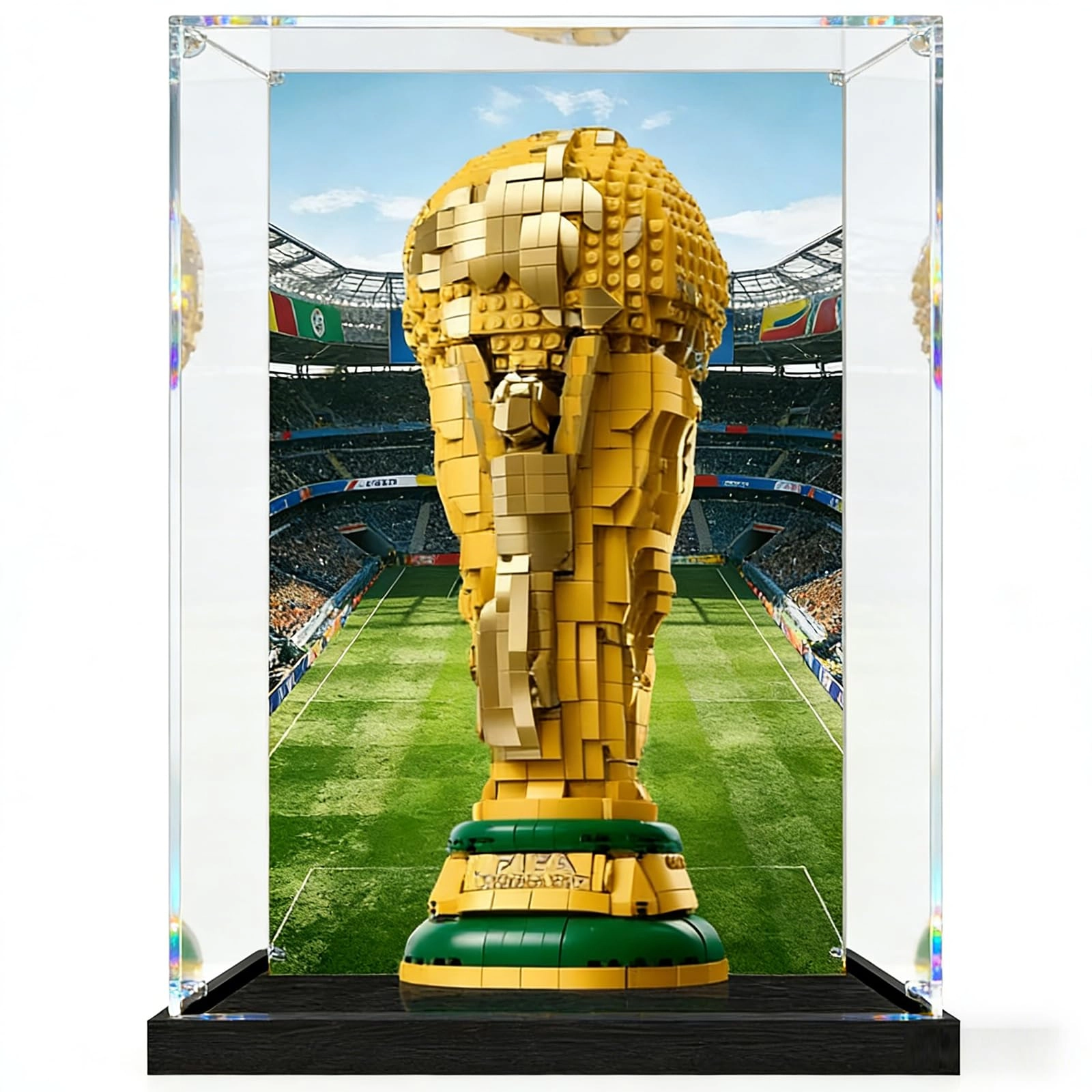 bodamaike Acrylic Display Case for Lego 43020 - 25 x 25 x 40 cm Transparent