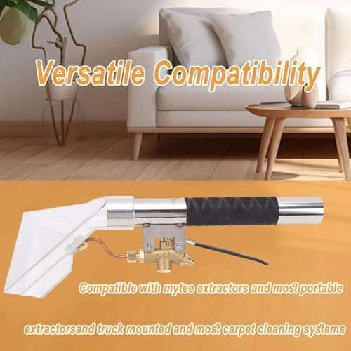 Hand Carpet Cleaner Tool - Manual Upholstery Extractor Transparent Plastic Head