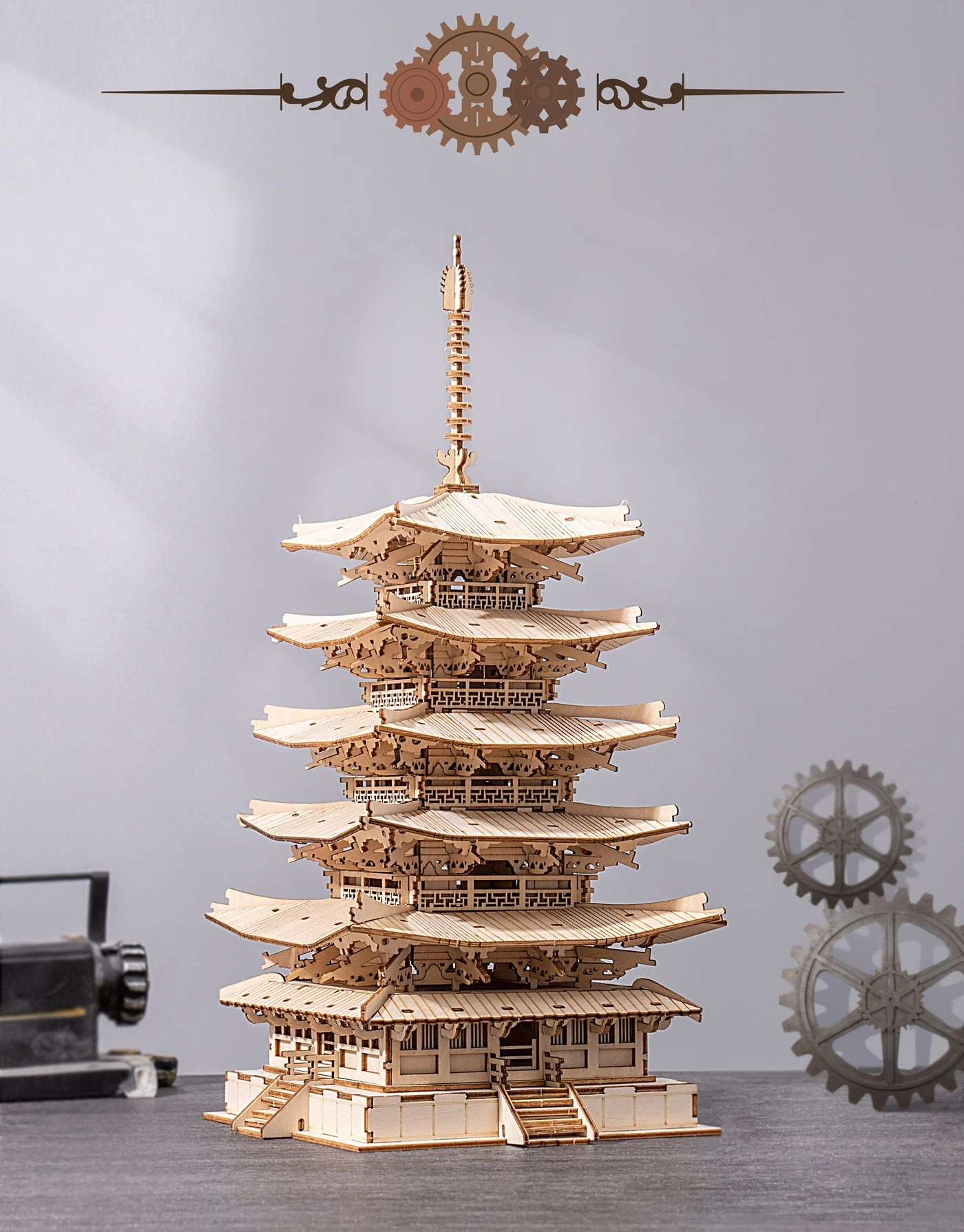 Five-Storied Pagoda 3D Wooden Puzzle